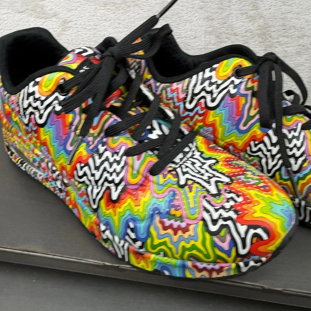 Skechers Uno Infitnite Drip Multi Womens Jen Stark Athletic Sneakers size 7.5‎